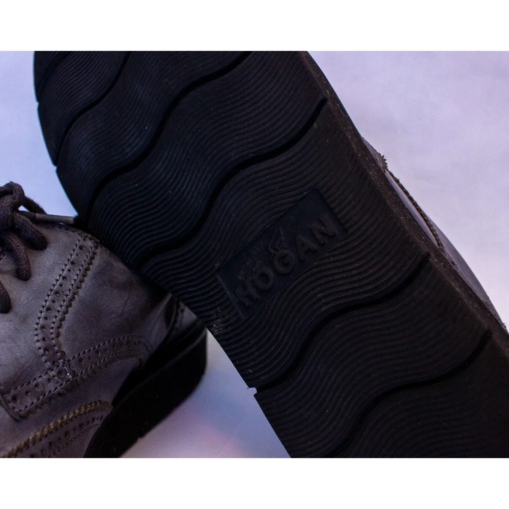 465$ HOGAN Chunky Sole Distressed Brogues Sz 10‎